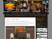 Tablet Screenshot of leavesandlimbssports.com